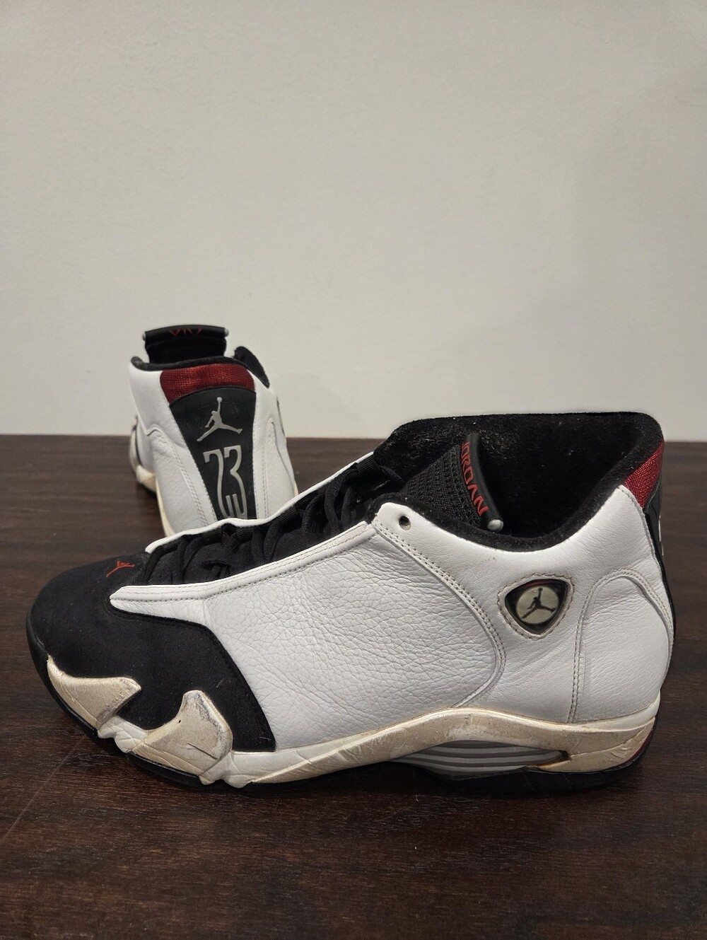 VINTAGE Nike Jordan 14 OG 'Black Toe' 1998 Men's Size 12
